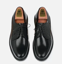9901 - Plain Toe Blucher Black