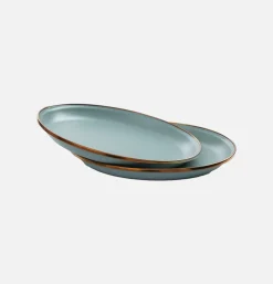 Assiettes Email Set X2 Mint