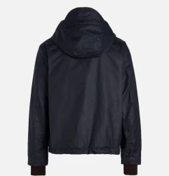 Blazer Coat Waxed Navy