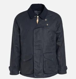Blouson Caban Wax Navy