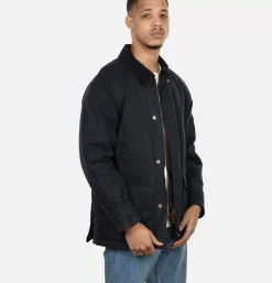 Blouson Caban Wax Navy