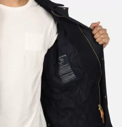 Blouson Caban Wax Navy