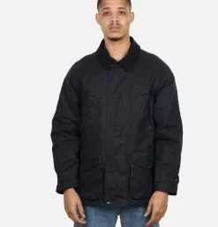 Blouson Caban Wax Navy
