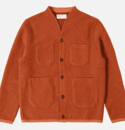 Cardigan Wool Orange