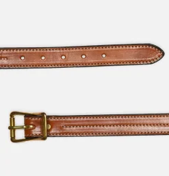 Ceinture Triple Stitched Havana