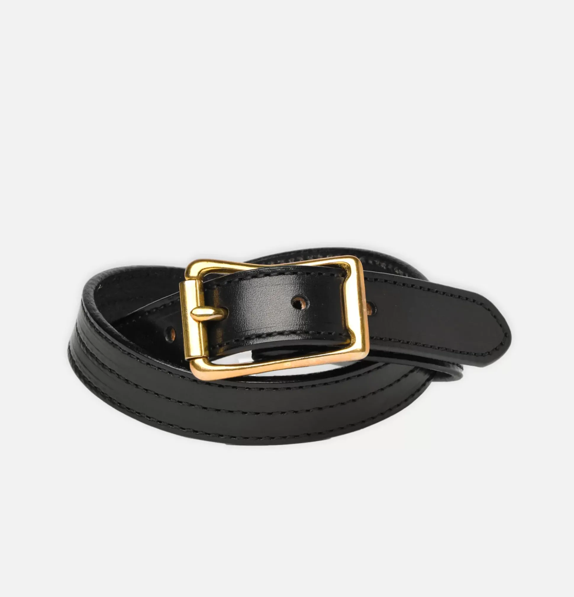 Ceinture Triple Stitched Black