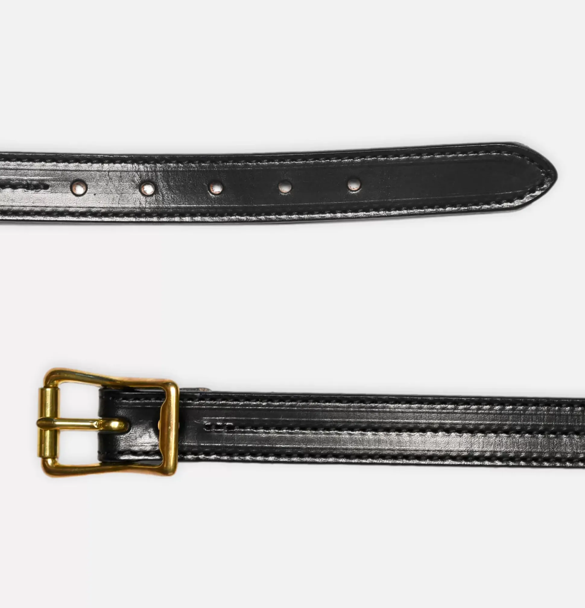 Ceinture Triple Stitched Black