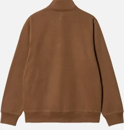 Chase Neck Zip Sweat Tamarind