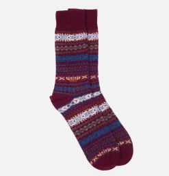 Chaussettes Boyd Burgundy