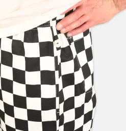 Chef Pant Checker Black