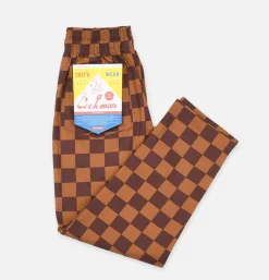 Chef Pant Checker Brown