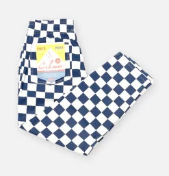Chef Pant Checker Navy