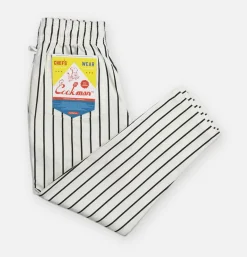 Chef Pant Stripe White