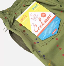 Chef Pants Sauce Splash Olive