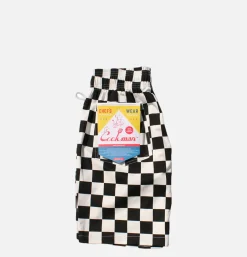 Chef Short Checker Black