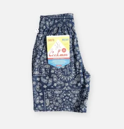 Chef Short Paisley Navy