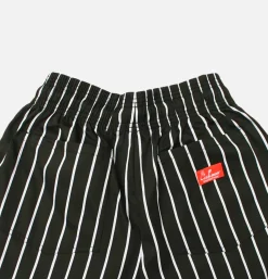 Chef Short Stripe Black