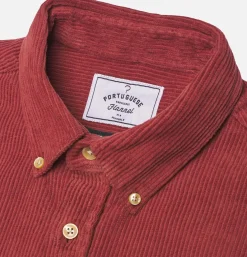 Chemise Lobo Cord Bordeaux