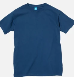 Crew Tee Non Pigmente Lagoon