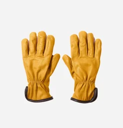 Deerskin Lined Gloves Tan