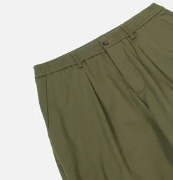 Double Pleat Pant Light Olive
