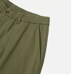Double Pleat Pant Light Olive
