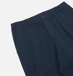 Double Pleat Pant Navy