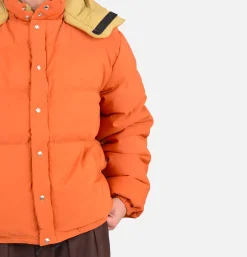 Down Sweater Jacket Rust