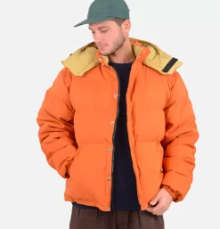 Down Sweater Jacket Rust