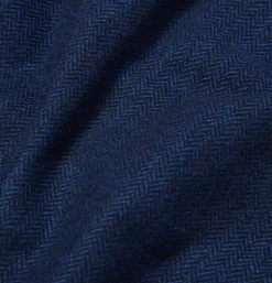 Easy Overshirt Herringbone Navy