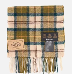Echarpe Lambswool Tartan Green