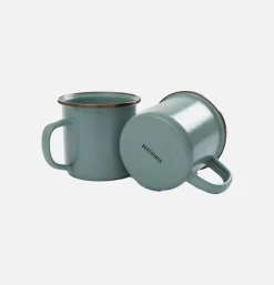 Enamel Cup Set X 2 Mint