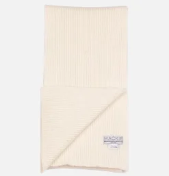 Geelongora Ribbed Scarf Ecru