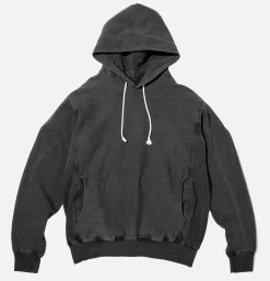 Heavy Po Hood Sweat Black