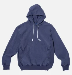 Heavy Po Hood Sweat Navy
