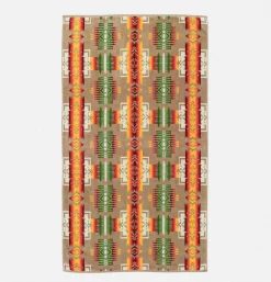 Jacquard Towel Chief Joseph Khaki