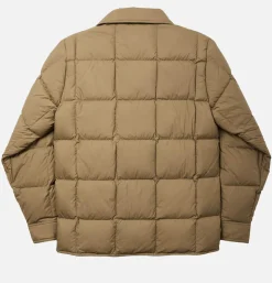 Lightweight Down Jac Shirt Tan
