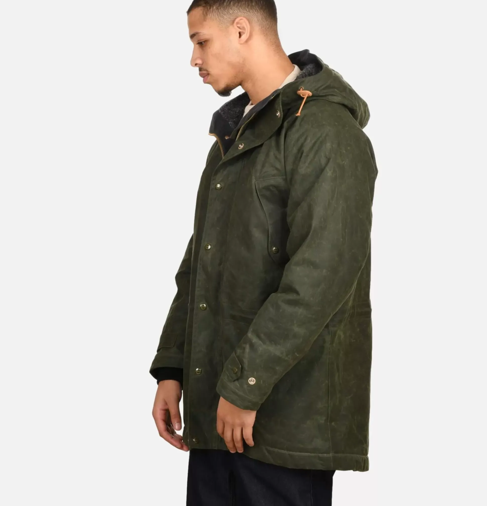 Long Moutain Parka Wax Green