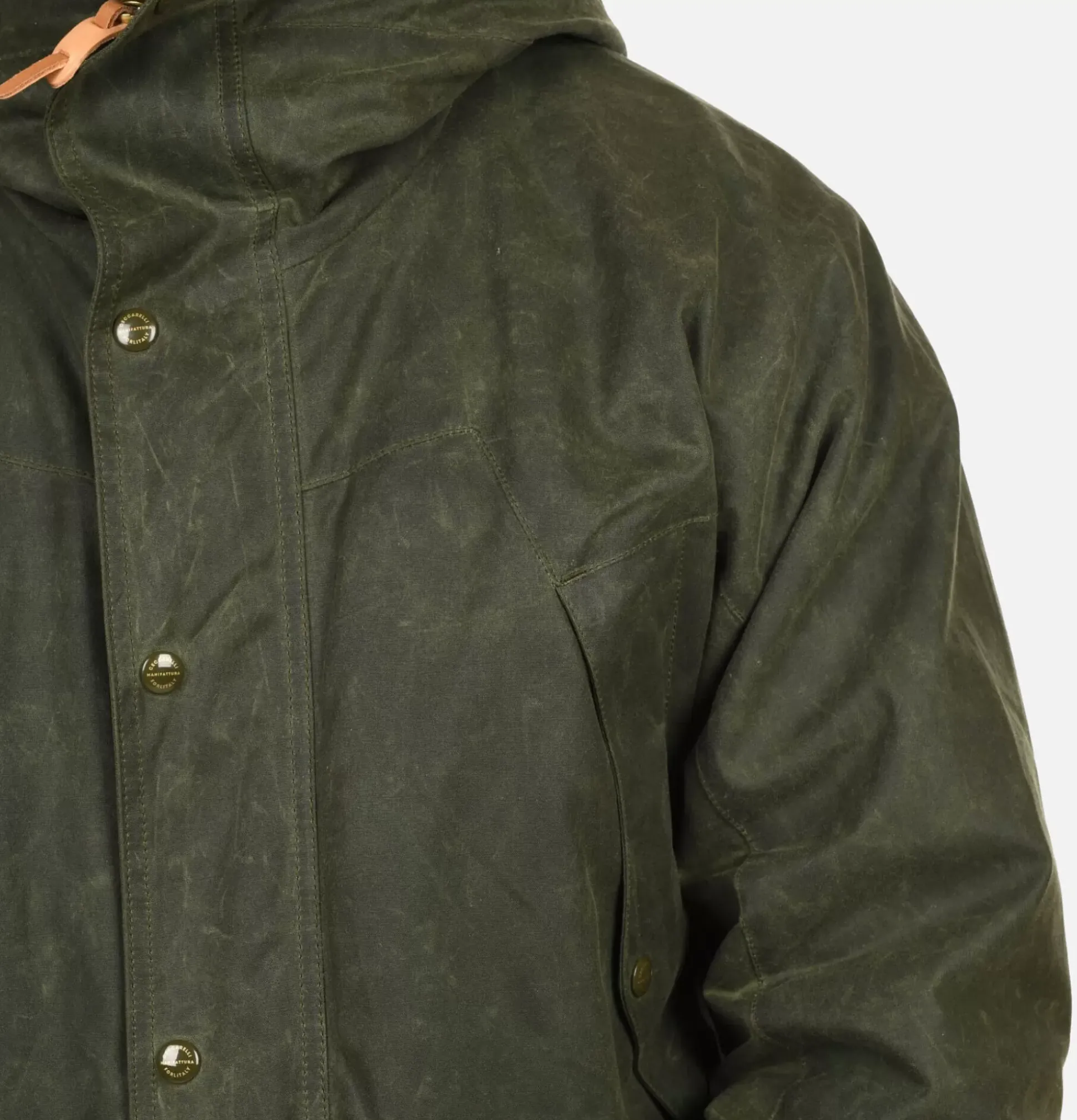 Long Moutain Parka Wax Green