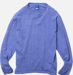 Ls Crew Tee Purple