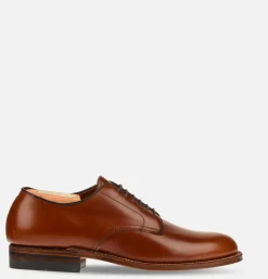 M1403 - Plain Toe Blucher Ox Brown