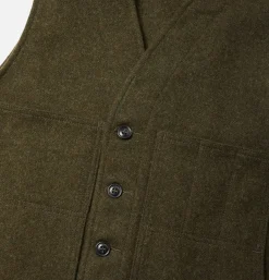 Mackinaw Wool Vest Forest Green