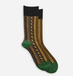 Multi Vertical Jaquard Socks