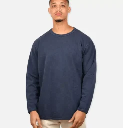 9Oz Ls Crew Sweat Navy