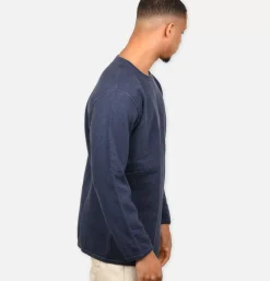 9Oz Ls Crew Sweat Navy