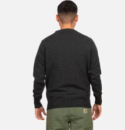 Pull Col Rond Charcoal