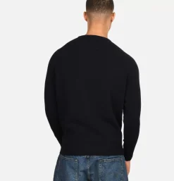 Pull Col Rond Navy