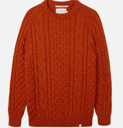 Pull Husdon Aran Orange