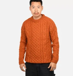 Pull Husdon Aran Orange