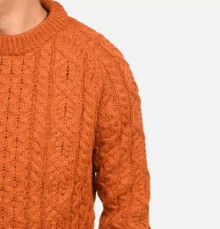 Pull Husdon Aran Orange